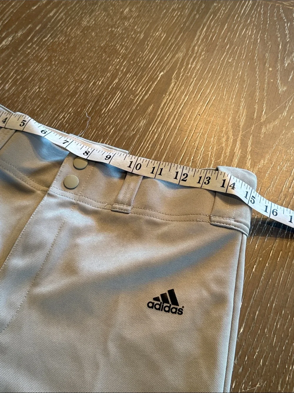 Adidas baseball pants Aeroready light gray youth large Athletic Pants